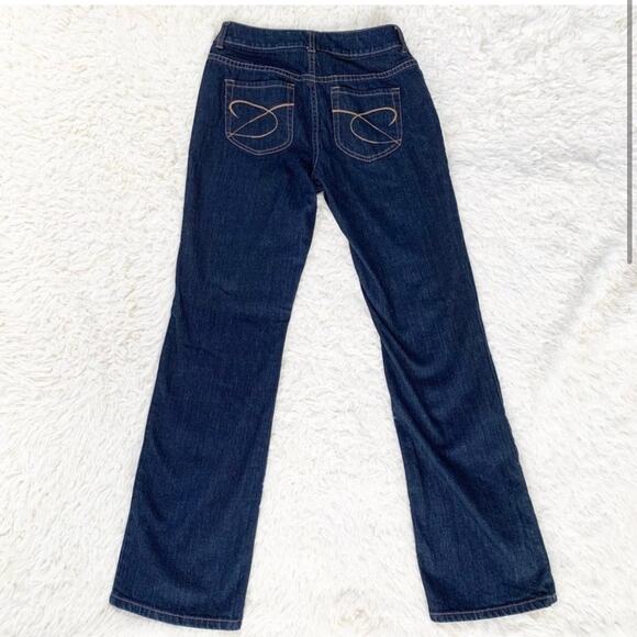 CHICO'S Platinum Ultimate Fit Bootcut Denim Jeans Dark Wash size XS - Picture 3 of 10